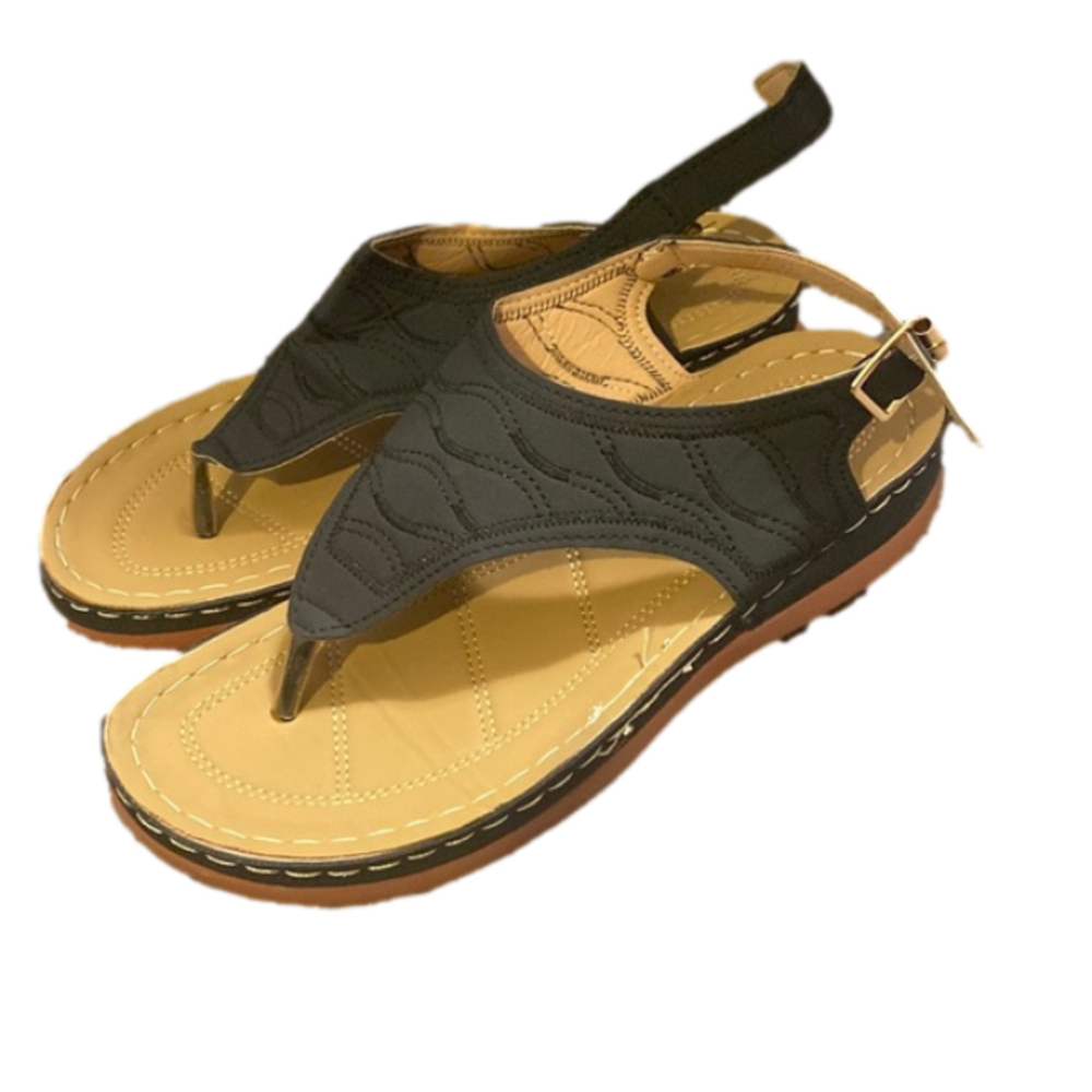 Black Slingback Sandal - Picture 2 of 2